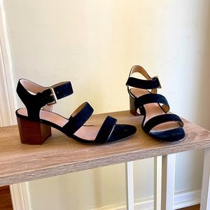 J. Crew strappy block heel sandal size 9.5